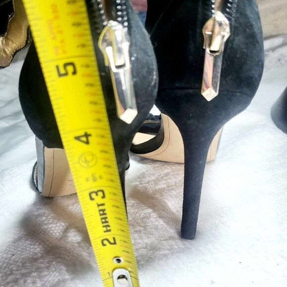 SAM EDELMAN Heel sandal Size 8.5 Color Black lightly used. - Picture 7 of 7